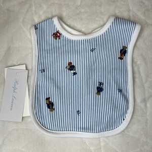 ❌SOLD ON EBAY❌ Ralph Lauren Polo Bear Baby Bib